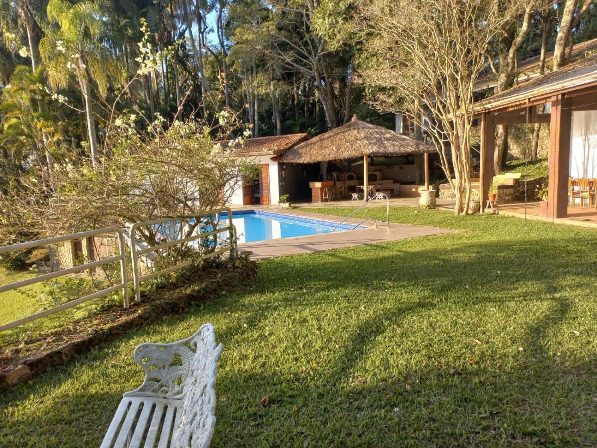 Chacara Em Condominio A Beira Da Represa Para Locacao Familiar Ibiúna Exterior foto